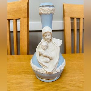 Ceramic Vase with Mother and Child Design